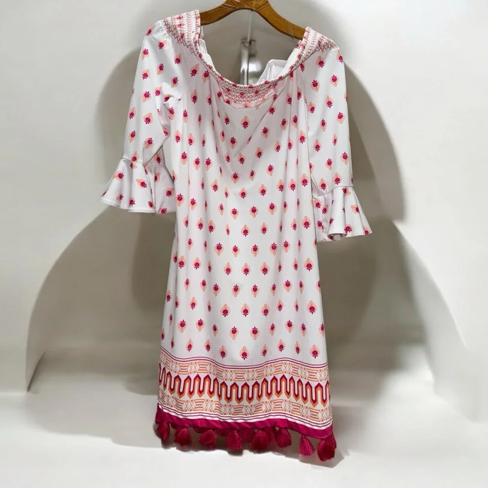 Cabana Life Tulum Coverluxe Smocked Dress size XL - Picture 4 of 13